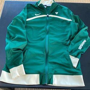 Vintage Nike Baylor U Jacket. XXL. Green/Gold